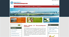 Desktop Screenshot of corporationoftrivandrum.in
